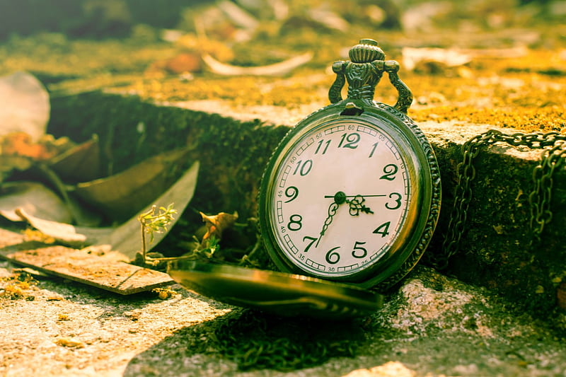 Just in time, hour, clock, abstract, HD wallpaper