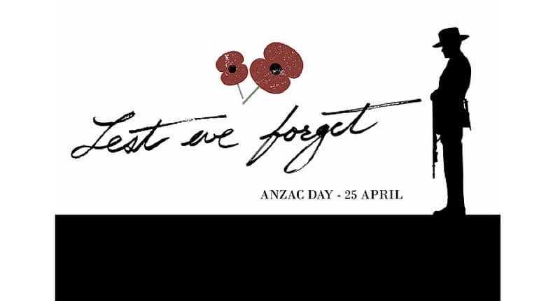 ANZAC DAY 25 APRIL 2020, RIFLE POINTED DOWN, LEST WE FORGET, SOLDIER, POPPIES, HEAD BOWED, HD wallpaper