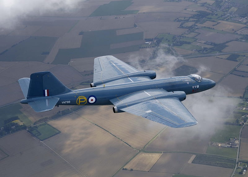 English Electric PR-9 Canberra, English Electric, Canberra, Bomber, Vintage, HD wallpaper