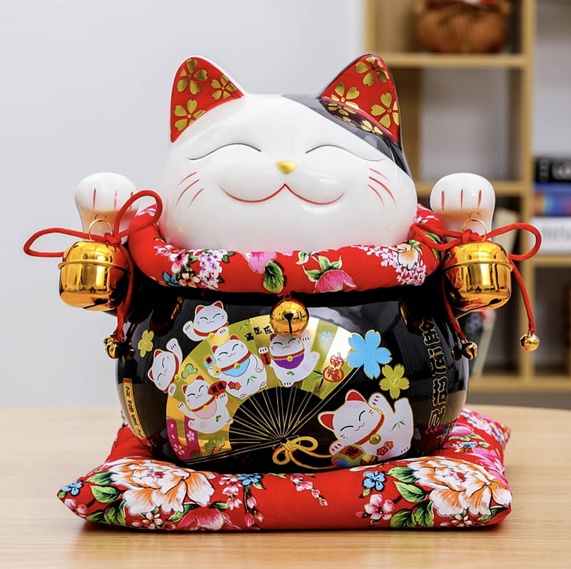 Maneki Neko 2019, lucky cat, maneki neko world, chinese cat, manekineko, HD wallpaper