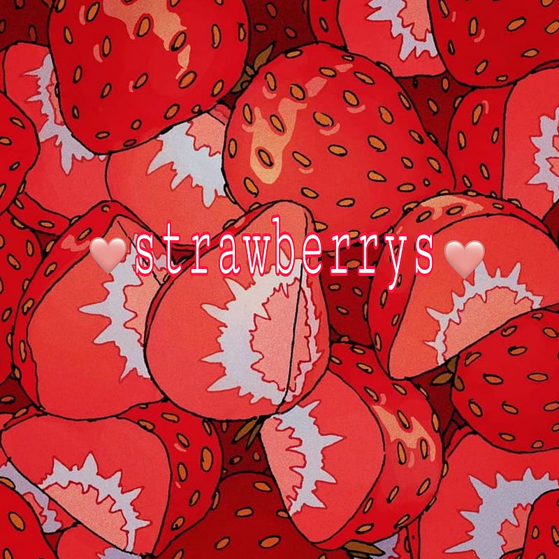 animated pink strawberry