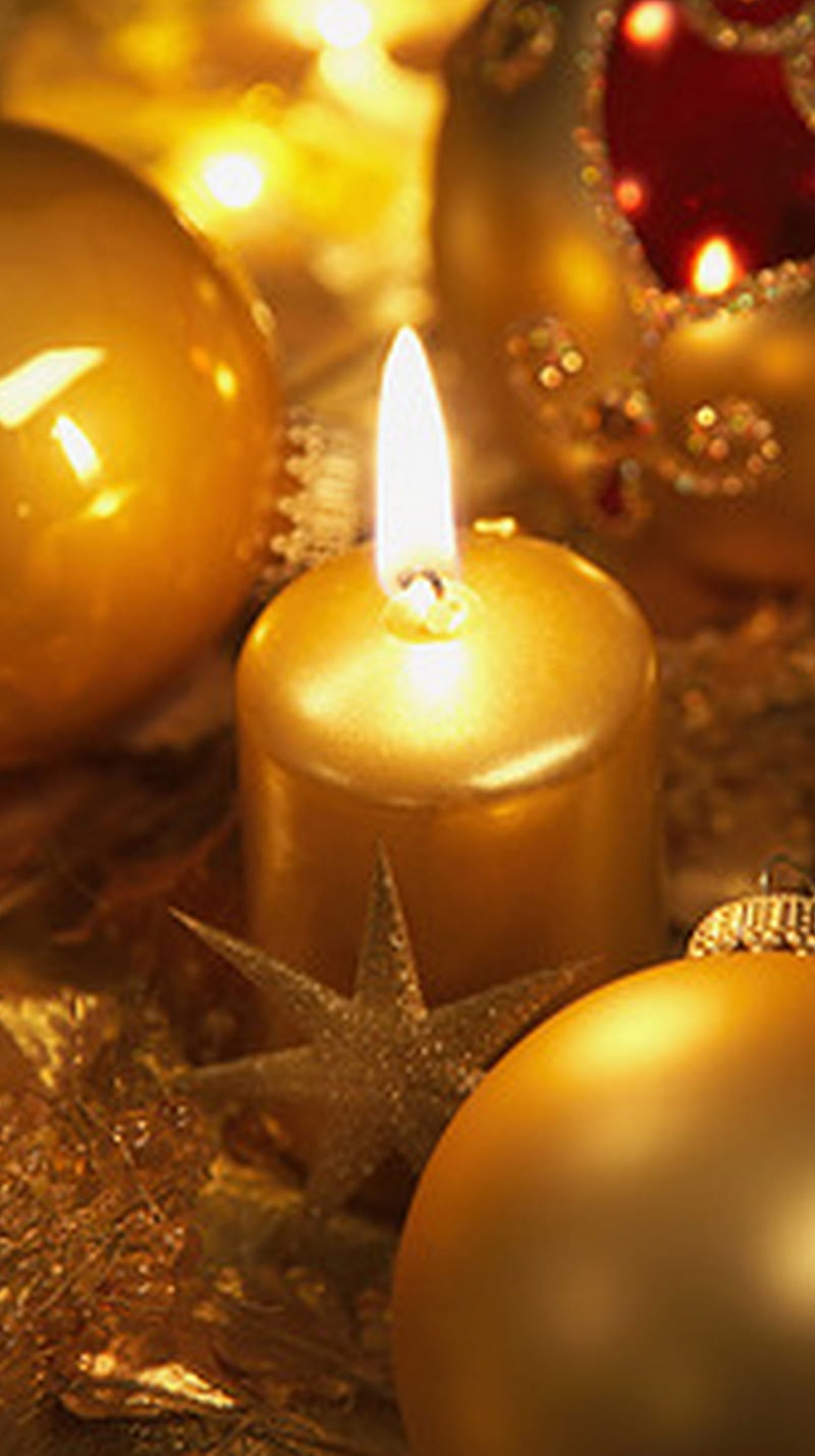 1920x1080px, 1080P free download | Christmas, candle gold, xmas, HD