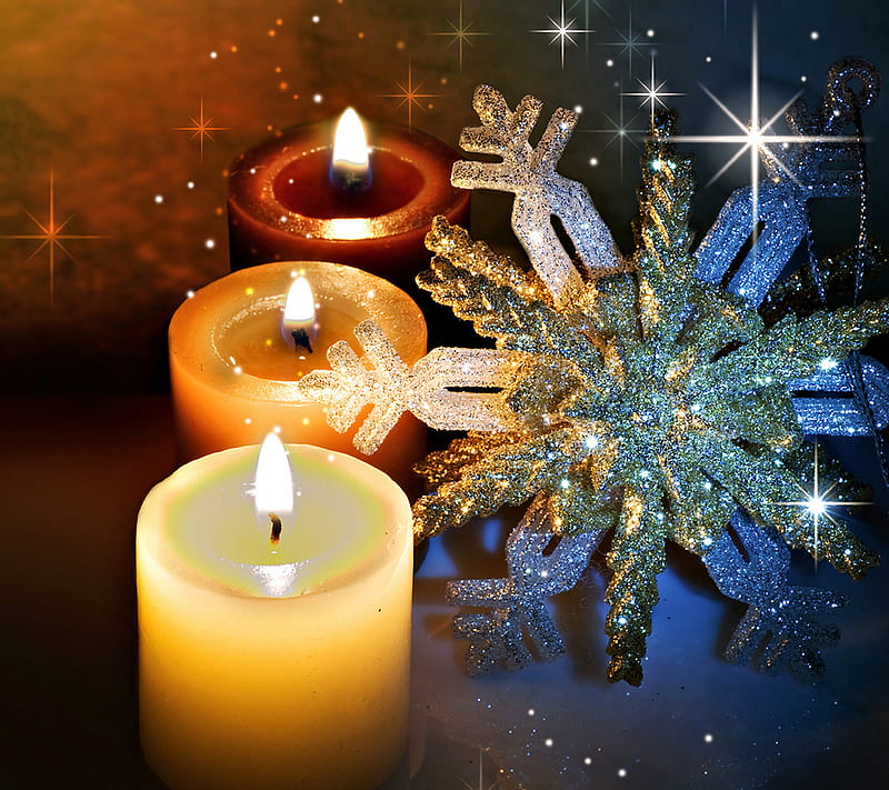 Merry Christmas, candle, christmas, happy, merry, new, year, HD wallpaper