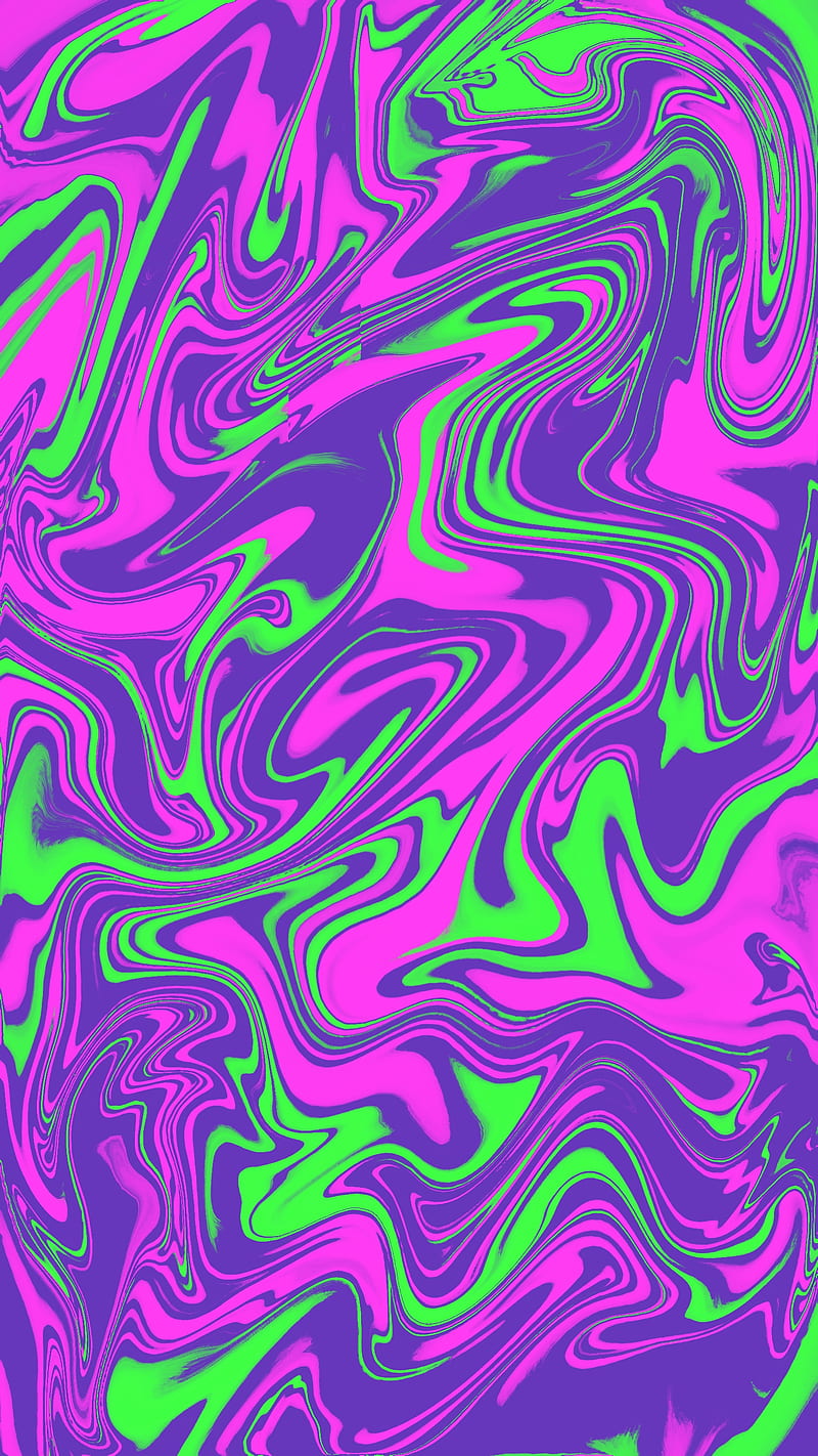 bubblegum liquiors, abstract, fluid, green liquid, pattern, pink, texture, watercolor, HD phone wallpaper