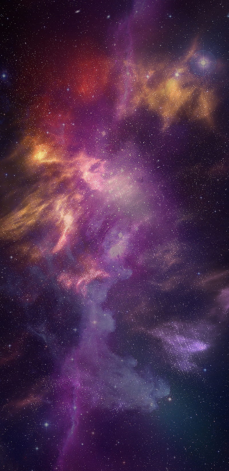 Galaxy, borealis, magic, nebula, science, solar, space, system, universe, HD phone wallpaper