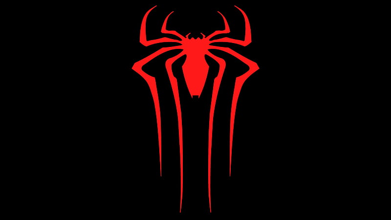 Spiderman Logo , spiderman, superheroes, logo, dark, HD wallpaper