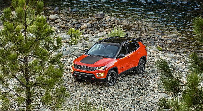 2017 Jeep Compass Trailhawk - Front Three-Quarter , car, HD wallpaper
