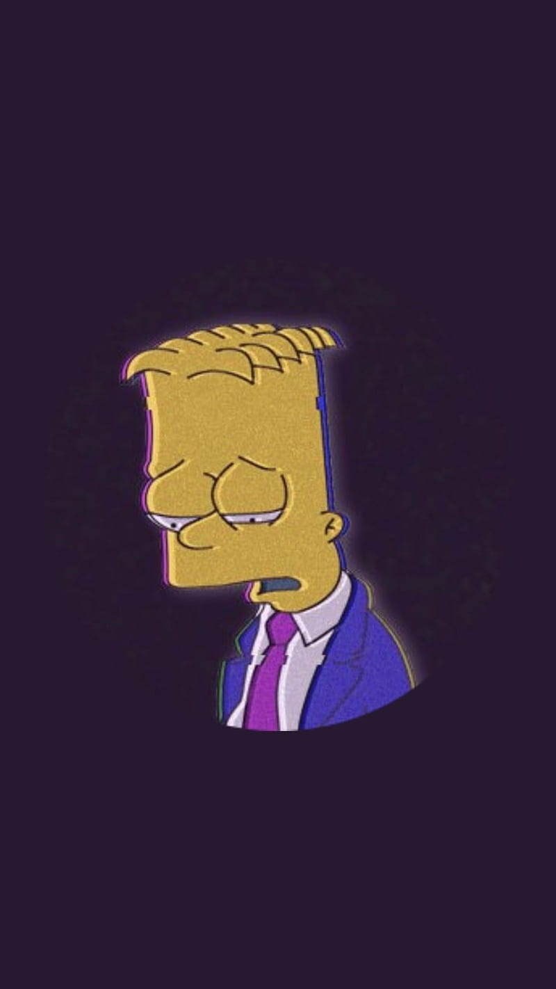 Sad bart, HD phone wallpaper