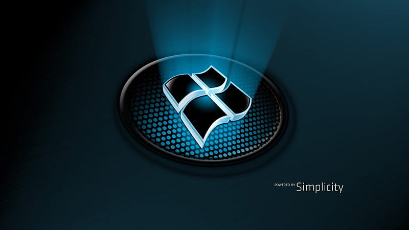 Powered by Simplicity, technology, entertainment, people, HD wallpaper