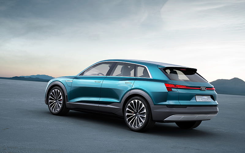 2015 Audi E-Tron Quattro Concept, Electric, SUV, car, HD wallpaper