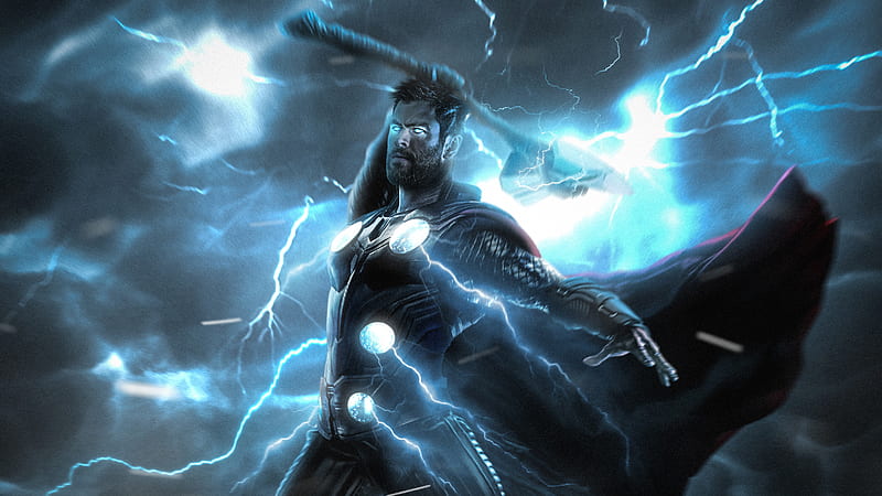 Thor God Of Thunder Art, thor, artist, artwork, behance, superheroes, HD wallpaper
