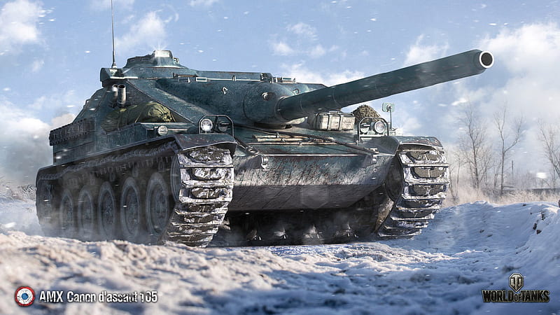World Of Tanks AMX Canon d assaut 105 World Of Tanks, HD wallpaper