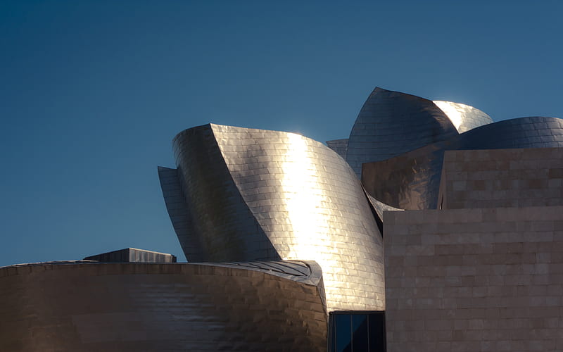 Guggenheim, architecture, modern, museum, bonito, HD wallpaper
