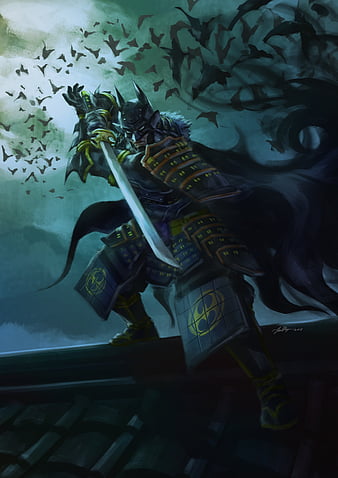 Batman Ninja Sword, bat, man, batman ninja, jocker, bruce, wayne, shogun,  HD phone wallpaper | Peakpx