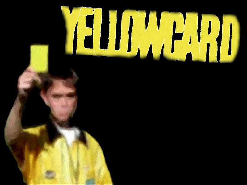 Yellow card, umpire, warning, game, yellow, football, card, HD wallpaper
