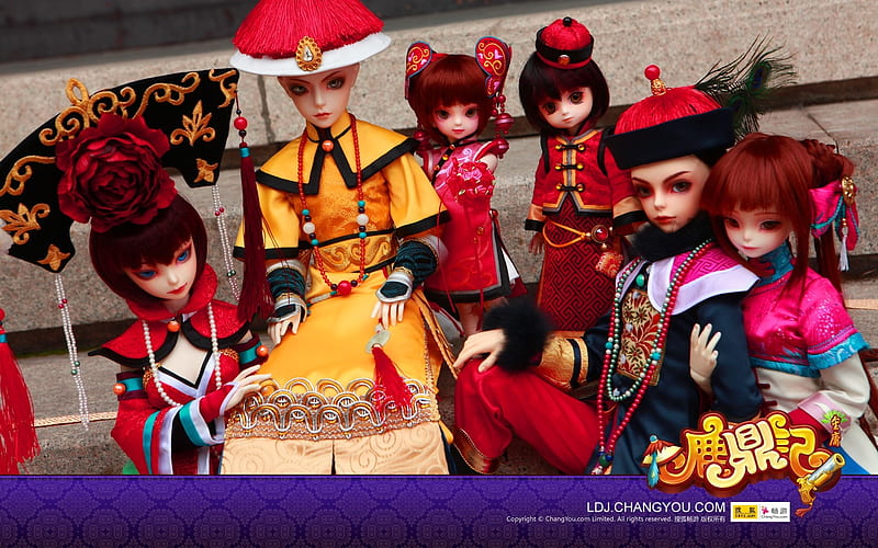 Deer customized version of the costume modeling humanoid dolls, HD wallpaper