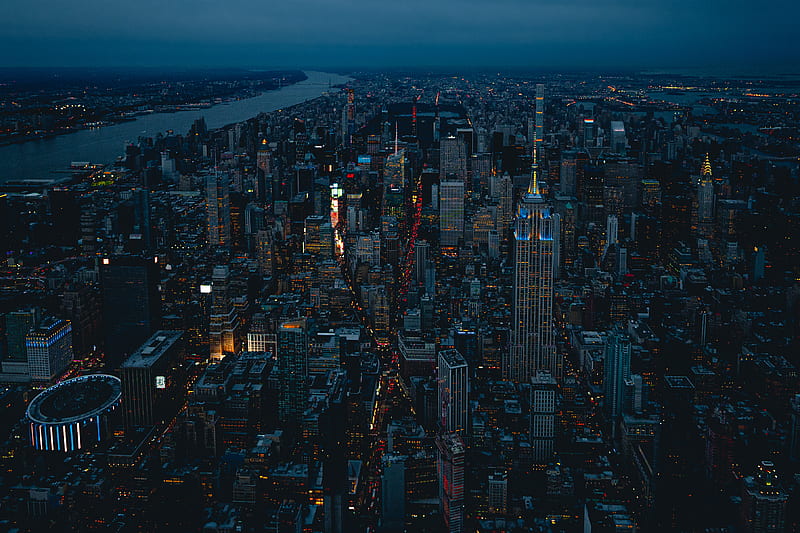 New York City during night, HD wallpaper | Peakpx