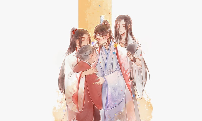 Anime, Mo Dao Zu Shi, Lan Sizhui, Wen Ning, Wen Qing, HD wallpaper