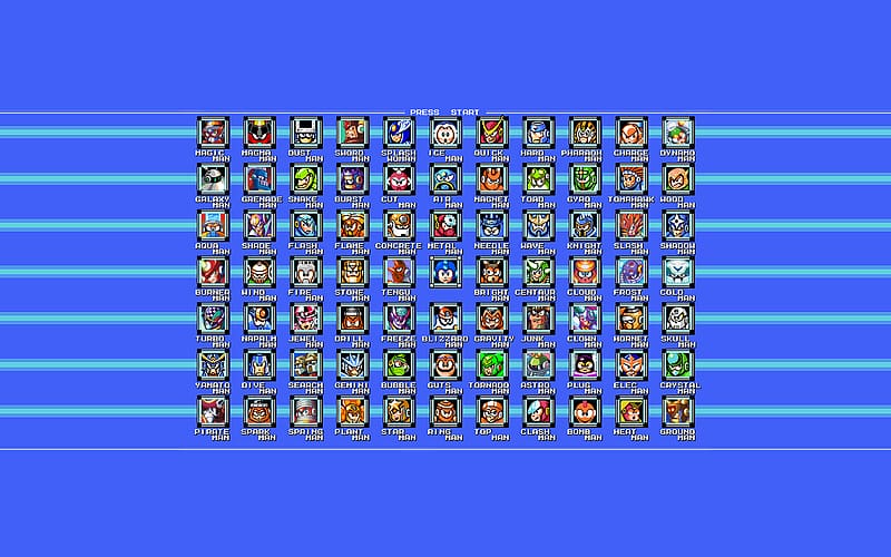 Video Game, Mega Man, Air Man (Mega Man), Bomb Man (Mega Man), Bright Man (Mega Man), Bubble Man (Mega Man), Burner Man (Mega Man), Burst Man (Mega Man), Centaur Man (Mega Man), Charge Man (Mega Man), Cloud Man (Mega Man), Clown Man (Mega Man), Cold Man (Mega Man), Crash Man (Mega Man), Crystal Man (Mega Man), Dive Man (Mega Man), Dust Man (Mega Man), Dynamo Man (Mega Man), Elec Man (Mega Man), Fire Man (Mega Man), Flame Man (Mega Man), Flash Man (Mega Man), ze Man (Mega Man), Frost Man (Mega Man), Gemini Man (Mega Man), Gravity Man (Mega Man), Grenade Man (Mega Man), Ground Man (Mega Man), Guts Man (Mega Man), Gyro Man (Mega Man), Hard Man (Mega Man), Heat Man (Mega Man), Search Man (Mega Man), Shade Man (Mega Man), Shadow Man (Mega Man), Slash Man (Mega Man), Spark Man (Mega Man), Spring Man (Mega Man), Stone Man (Mega Man), Metal Man (Mega Man), Aqua Man (Mega Man), Astro Man (Mega Man), Blizzard Man (Mega Man), Cut Man (Mega Man), Drill Man (Mega Man), Ice Man (Mega Man), Junk Man (Mega Man), Knight Man (Mega Man), Magic Man (Mega Man), Magnet Man (Mega Man), Napalm Man (Mega Man), Needle Man (Mega Man), Pharaoh Man (Mega Man), Pirate Man (Mega Man), Quick Man (Mega Man), Ring Man (Mega Man), Skull Man (Mega Man), Snake Man (Mega Man), Star Man (Mega Man), Sword Man (Mega Man), Tengu Man (Mega Man), Toad Man (Mega Man), Top Man (Mega Man), Turbo Man (Mega Man), Wave Man (Mega Man), Wind Man (Mega Man), Wood Man (Mega Man), Yamato Man (Mega Man), Plant Man (Mega Man), Tomahawk Man (Mega Man), HD wallpaper