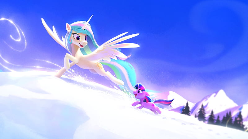 My Little Pony, My Little Pony: Friendship is Magic, Princess Celestia , Twilight Sparkle, HD wallpaper