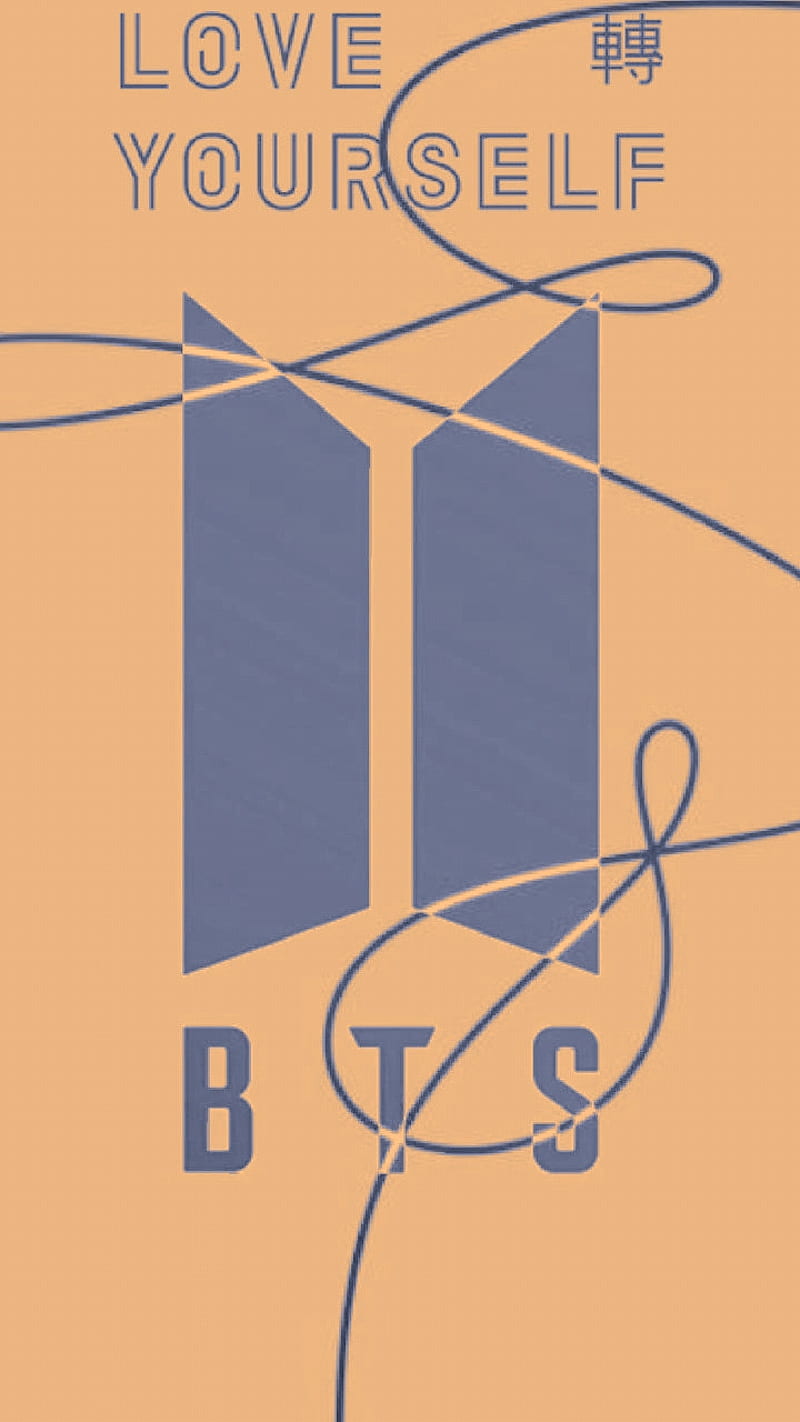 Bts 3, logo, love yourself, real, HD phone wallpaper