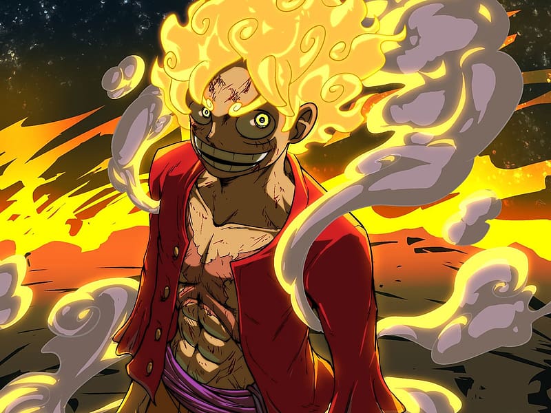 Anime, One Piece, Monkey D Luffy, Gear 5 (One Piece), HD wallpaper