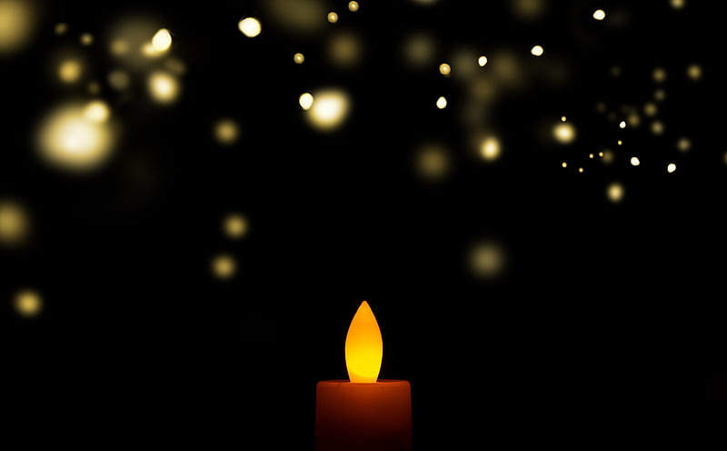Candle Ultra, Elements, Fire, Candle , flame, diwali, golden yellow, HD wallpaper