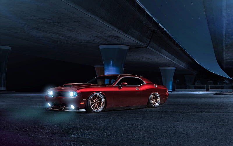 Dodge, Dodge Challenger, Car, Red Car, HD wallpaper