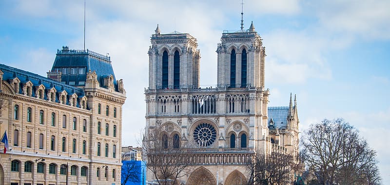 Architecture, Paris, Building, France, Church, Cathedral, Notre Dame De Paris, Religious, Cathedrals, HD wallpaper