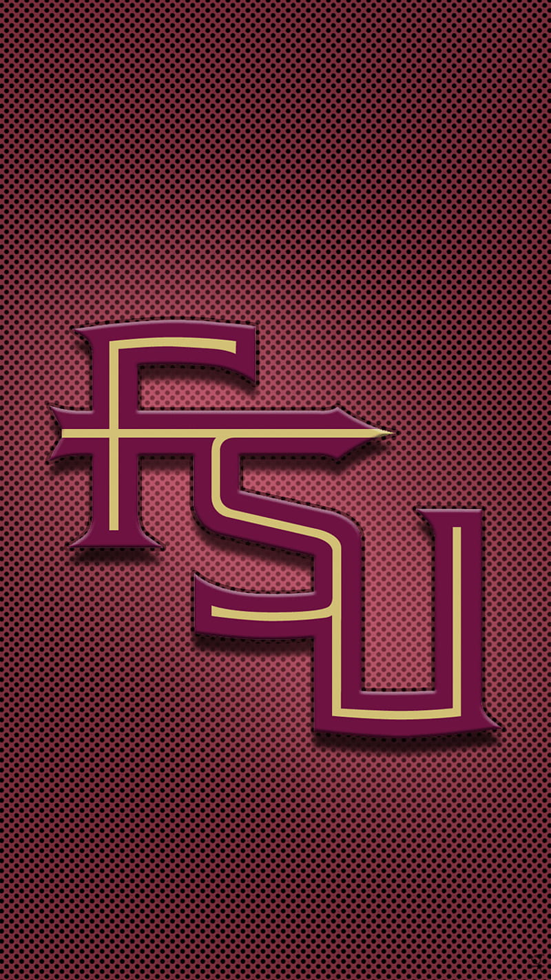 Download Florida State Seminoles Logo On A Red Background Wallpaper   Wallpaperscom