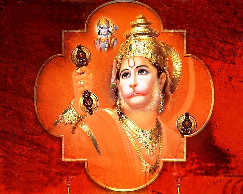 Vir106-hanuman, hanuman, ram, HD wallpaper