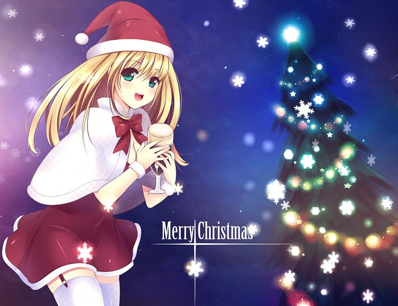 K-ON Characters in Christmas Clothes, tainaka ritsu, azusa, k-on, nakano  azusa, HD wallpaper | Peakpx