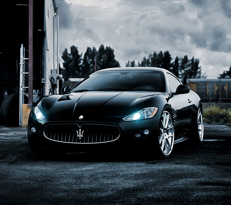 Maserati GT, black, car, gran turismo, tuning, vehicle, HD wallpaper ...