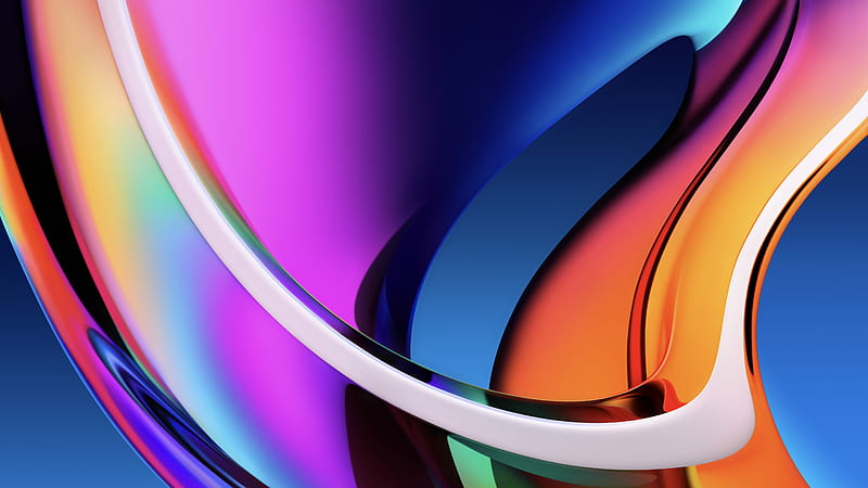 macOS Big Sur, Iridescence, Apple October 2020 Event, HD wallpaper