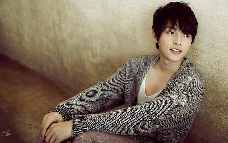Song Joong Ki, South Korean actor, portrait young stars, South Korea, HD wallpaper