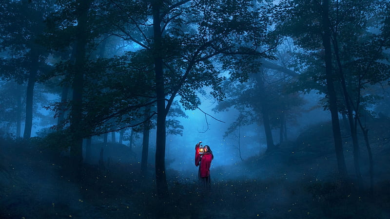 Little Red Riding Hood, CGI, Myths, Stories, HD wallpaper