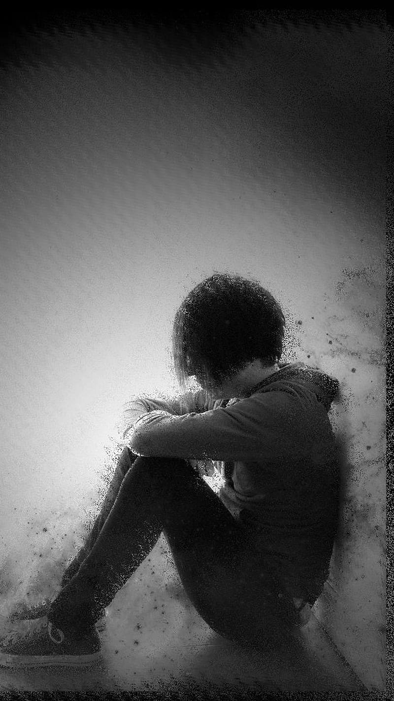 Sad Emotional, Depressed Boy, alone boy, HD phone wallpaper
