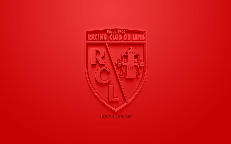 RCL Racing Club De Lens Logo Crest Patch French Football Club Soccer France  1906