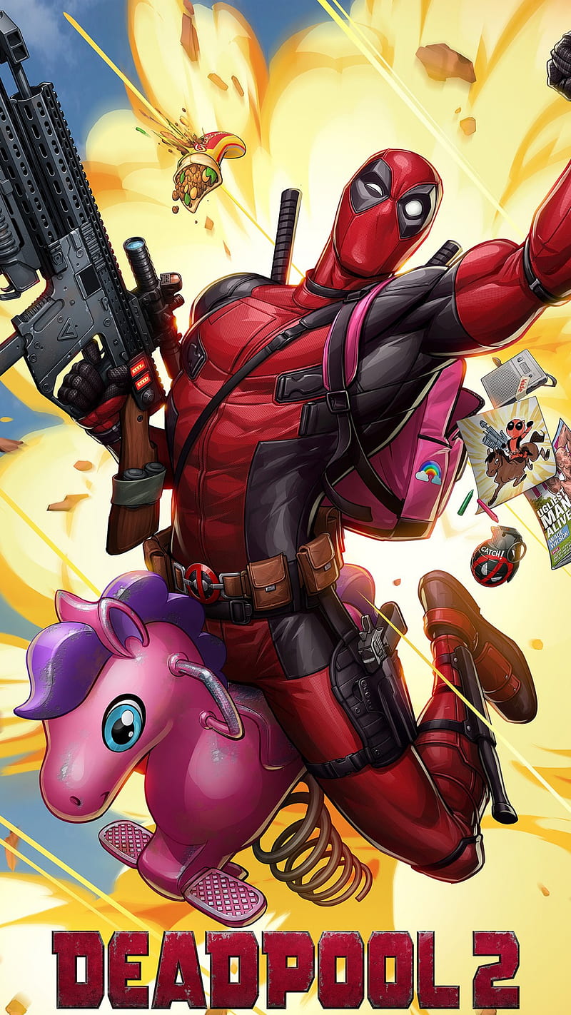 Deadpool 2, marvel, HD phone wallpaper