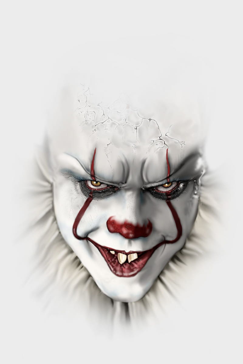 Pennywise, clowns, dark, gothic, it, movies, HD phone wallpaper