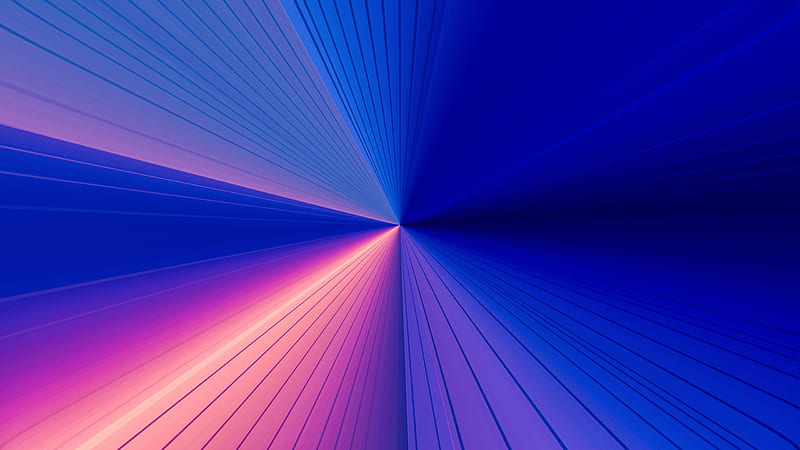 Blue Pink Shining Lights Prism Abstraction Abstract, HD wallpaper