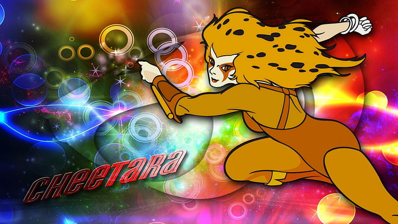 Download Mischievous Thundercats Cheetara Wallpaper