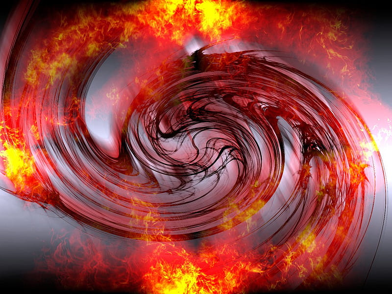 Swirl n Flame. jpg, fire, hot, burn, flame, HD wallpaper