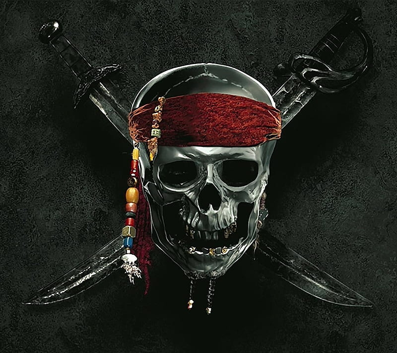 Pirates Skull, entertainment, halloween, haunted, horror, scary, HD wallpaper