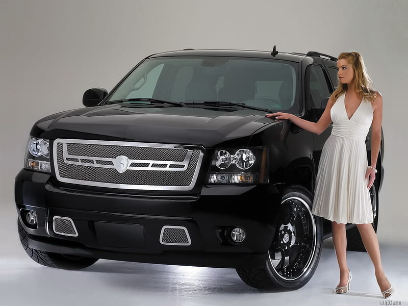 STRUT Chevrolet Taho Cheyenne, gm, black, model, tahoe, HD wallpaper