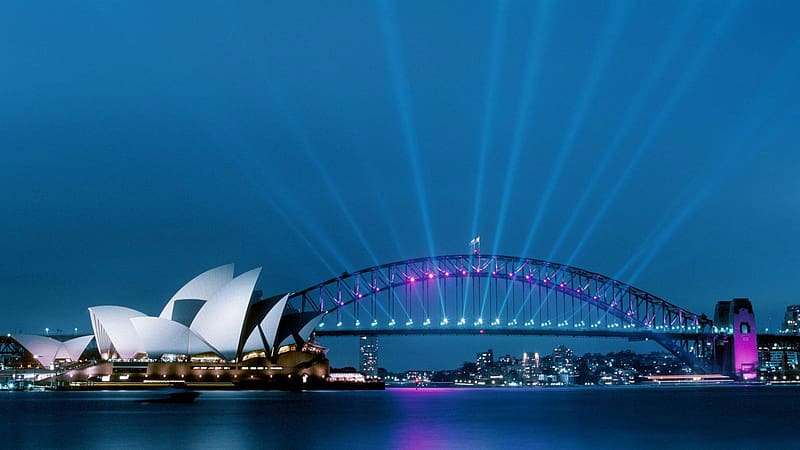Cities, Sydney, Australia, Sydney Opera House, , Sydney Harbour Bridge, HD wallpaper