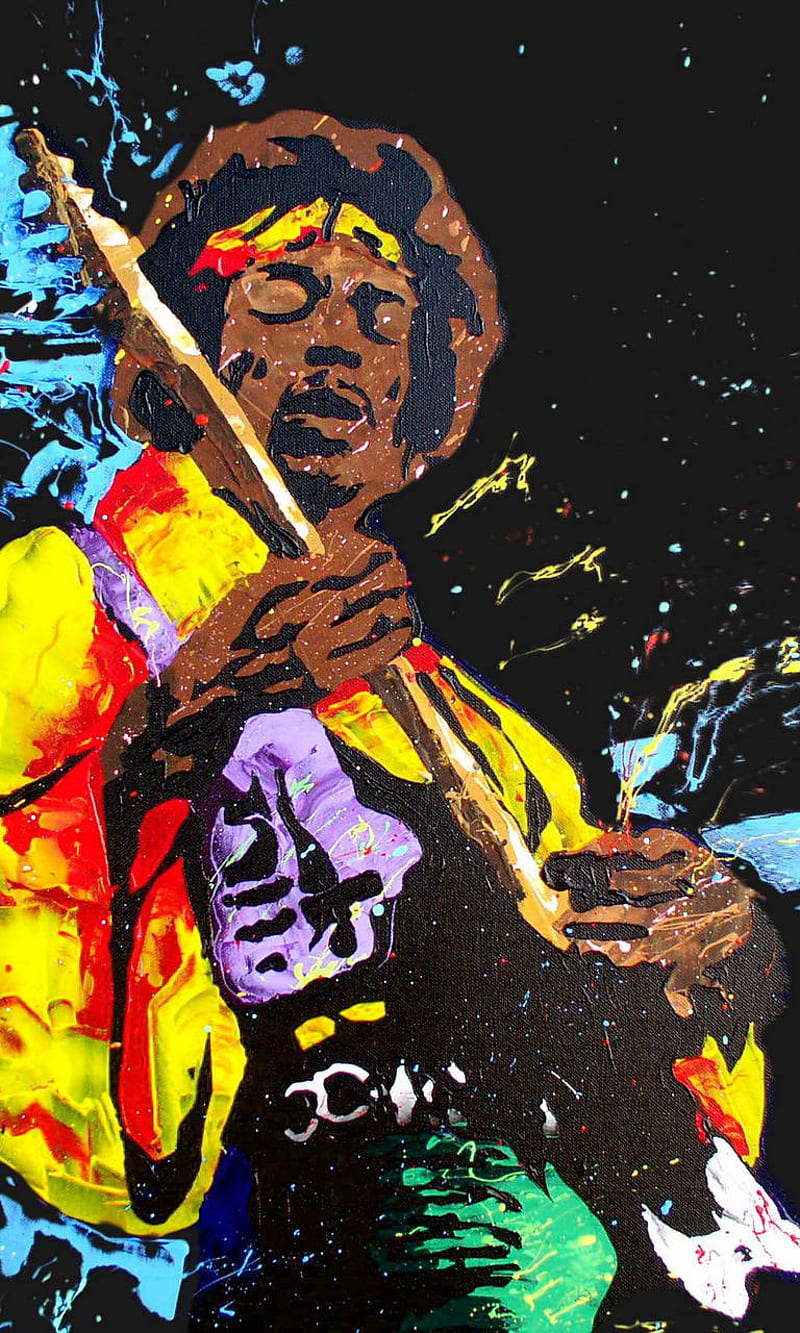 Jimi Hendrix Digital james marshall art jimi hendrix great guitar  player HD wallpaper  Peakpx