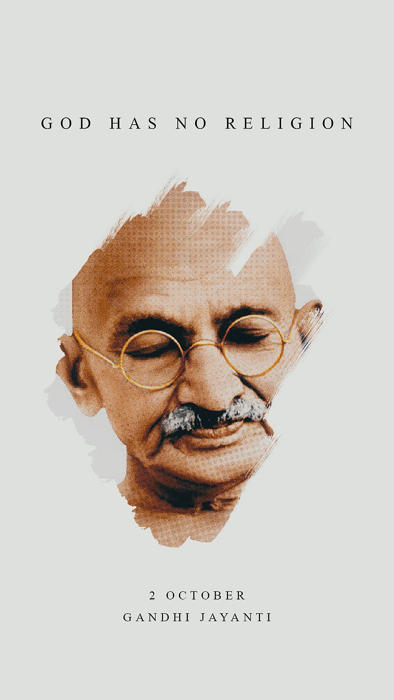 Gandhi Jayanthi, birtay, non violence, dom, nation, father, fighter, india,  indian, HD phone wallpaper | Peakpx