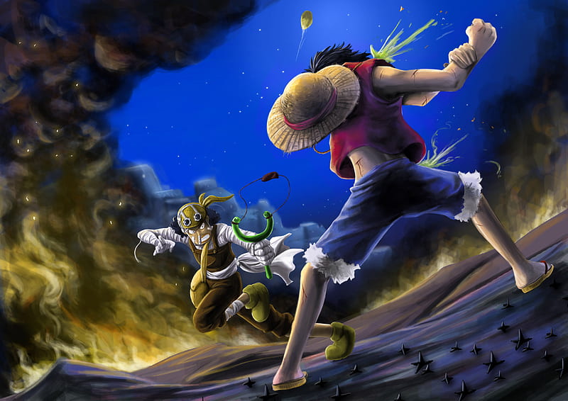 Luffy, anime, monkey d luffy, one piece, pirate king, strawhats, water 7, HD wallpaper