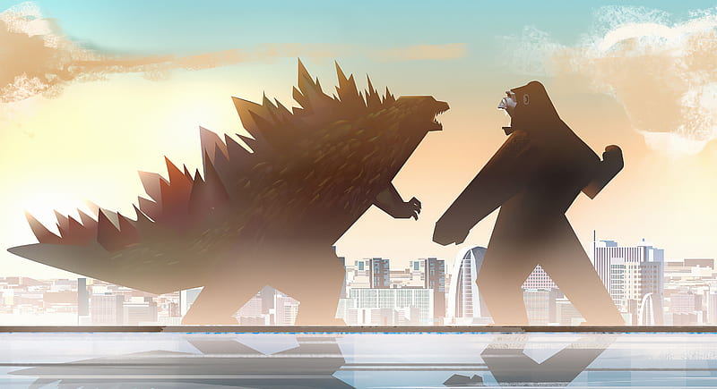 Movie, Godzilla vs Kong, Godzilla , King Kong, HD wallpaper